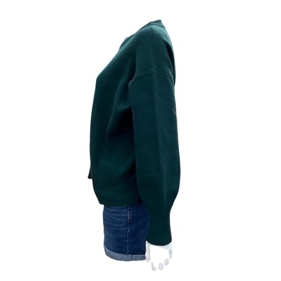 All:Row Womens Green Long Sleeve Sweatshirt Size Medium - Picture 3 of 11